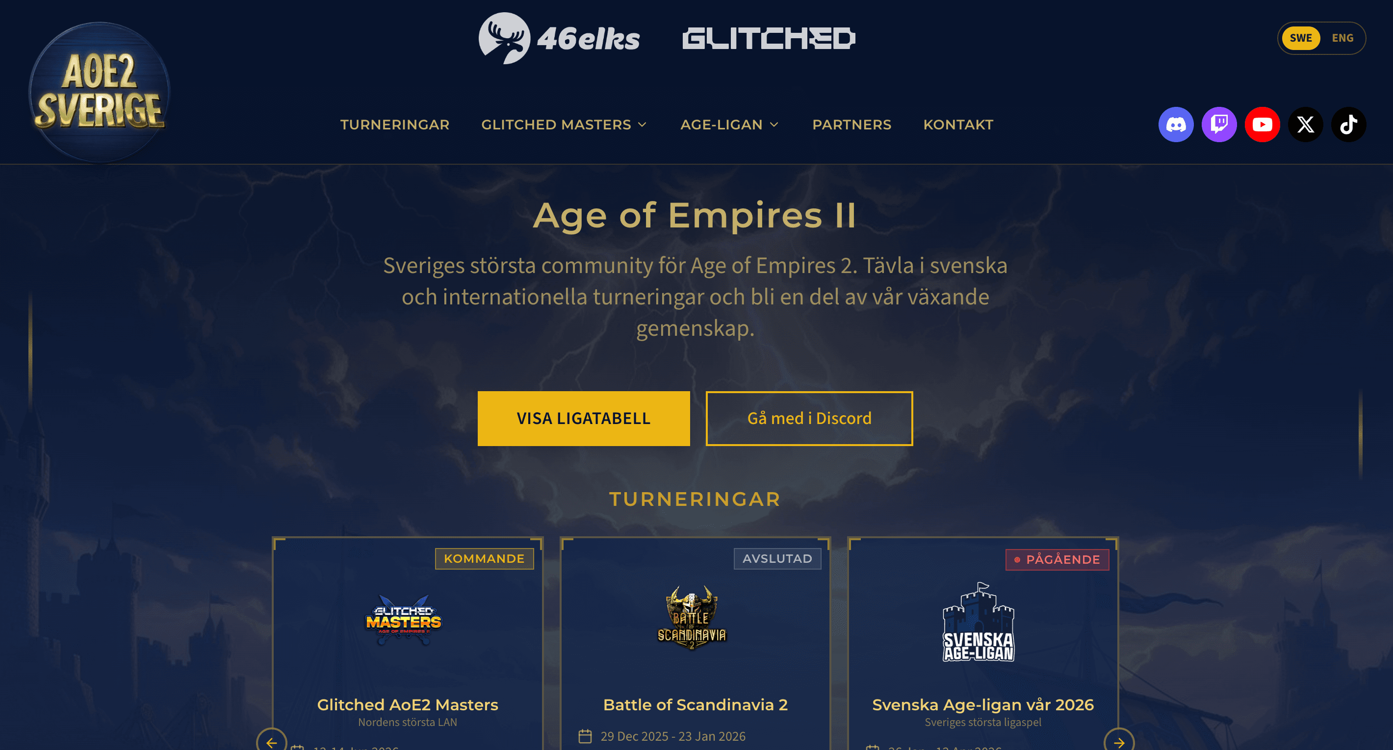 AoE2 Sverige project screenshot