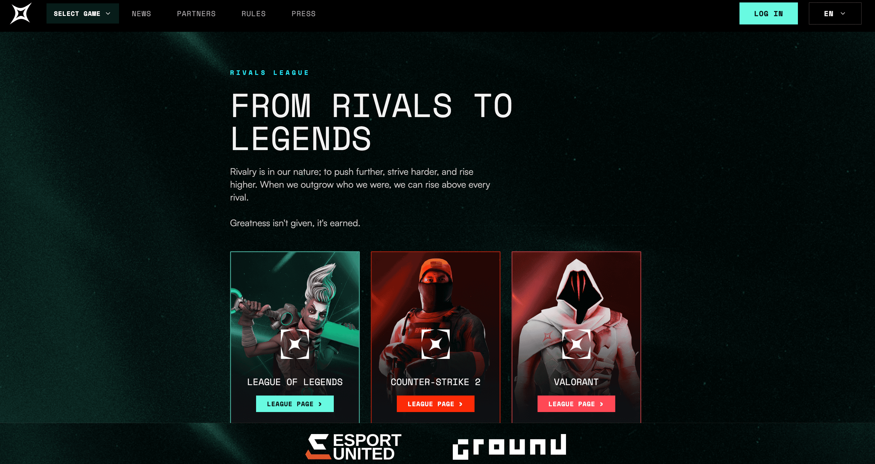 Rivals League project screenshot