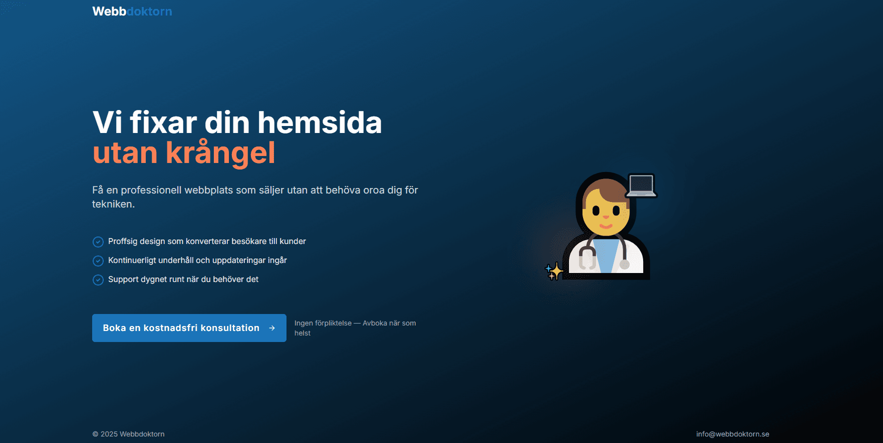 Webbdoktorn project screenshot